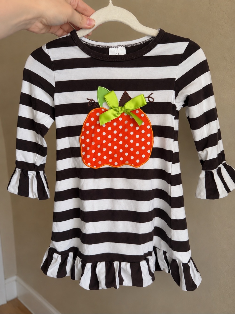 Girls XS Pumpkin Fall Dress